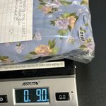 SO Imperfect floral mini dress stretchy short sleeved ruffle hem sundress  large Photo 12