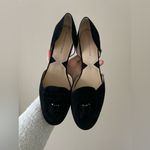 Adrienne Vittadini  Alvine D'Orsay Tassel Flats Shoe Black Suede Leather Size 9.5 Photo 9