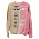 Ariana Grande  Sweetener Pink Tan World Tour Thank U Next Crew Sweatshirt size S Photo 1