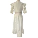 ASOS Violet Romance White Floral Embroidered Dress Size Small Photo 3