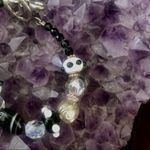 Silver lamp work bead bracelet Photo 5