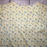 Vintage Ashley Taylor Yellow Floral Lace Nightgown Dress Womens M Cottagecore Size M Photo 7