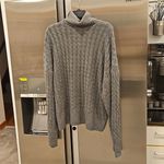 đź’•FAVORITE DAUGHTERđź’• Masha Cable Knit Turtleneck Sweater Storm Cloud Grey L NWT Size L Photo 11