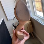 Bettye Muller  patent leather black platform formal prom quince wedding size 8.5 Photo 6