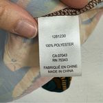 Rachel Zoe  Colorful Tropical Print Button Down Shirt Womens XS Bird Palm Tree Photo 5