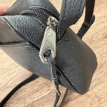 Rebecca Minkoff  black pebbled leather zipper crossbody bag Photo 6