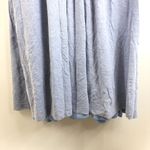 Hutch Womens Midi Dress Smocked Waist Puff Short Sleeve V-Neck Zip Back Blue XL Photo 2