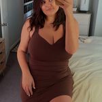 Abercrombie & Fitch Brown Bodycon Dress Photo 1