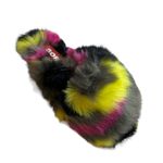 Sorel Go Mail Run Fluffy Slipper Black Multi Size 5 New Photo 0