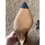 Luciano Padovan Chocolate Brown Suede Patent Leather Tassel Heels Italy EU 37 7 Photo 13