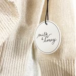 Milk & Honey Beige Ruffle Sweater Women's Size Small NWT Crew Neck NEW Photo 3