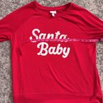 Isabel Maternity  by Ingrid & Isabel Santa Baby Sweatshirt Photo 4
