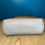 Tory Burch  Embossed Leather Bryant East West Tote Gray Shoulder Bag Le Fleur Photo 4