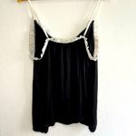Unbranded Y2K style Black White Ruffle Babydoll Top Women’s Size Large Photo 1