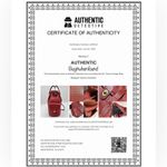 Coach VINTAGE Glove Tanned Red Leather Sling Backpack COMES WITH: COA 9992 Photo 1