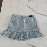 Hollister  Blue Ruffled Mini Skirt - size 11 Photo 3
