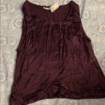 Bryn Walker  Deep Purple Tank Top Photo 0
