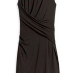 Kut From The Kloth black knit ruched side dress size 8 Photo 2