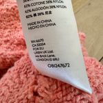 Free People  Cropped Knit Cardifan Sweater Wing Sleeve Coral Small‎ Spring Photo 1