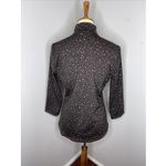 J. McLaughlin  1/4 Zip Animal Print Catalina Cloth Pullover Sweater Large L Photo 2