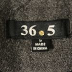 36.5  Striped Sleeve Panel Double Breasted Coat S Peacoat Trench Winter Rocker Photo 9