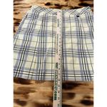 ep pro  Women Size 8 Yellow Gray Plaid Rayon Blend Lined Skort Sexy Party College Photo 3