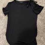Banana Republic Black Blouse With Bow Detail Photo 0