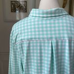 Southern Tide  Jessica Gingham Performance Dress Baltic Teal Above Knee XL Photo 4