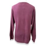 Sweet Romeo  Pullover Sweater Long Sleeve Crew Neck Tight Knit Purple Women's S Photo 3