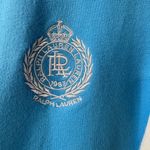 Lauren Active Ralph Lauren Blue and White Track jacket with RL Crest size Large Photo 3