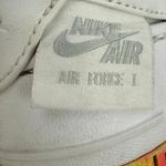 Nike  Air Force 1 Jester Gray Floral Print Lace Up Low Top Sneakers Shoes Size 10 Photo 6