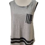 PINK - Victoria's Secret PINK by Victoria's Secret Size M Sequin Flag Tank Top Photo 0