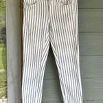 Madewell Striped Skinny Skinny Ankle Jeans Photo 0
