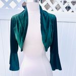 Huhot Velvet Dark Hunter Green 3/4 Bell
Sleeve Shrug Size L Photo 8