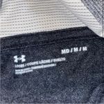 Under Armour  Dark Gray and white Short Sleeve Tee shirt top hoodie hooded Photo 1