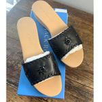 Jack Rogers  Leather Breaker Clog Sandals Black NIB‎ size 8.5 Photo 2