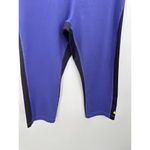 Nike  Pro Purple Base Layer Caprim Pants Cropped Compression Womens Size Medium Photo 2