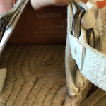 None Hand made white leather espadrille shoeSize 37 Photo 4