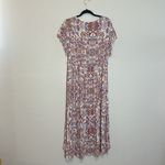 Sundance  Boho‎ Floral Midi Dress Size 8 Photo 5