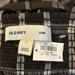 Old Navy NWT Black Gray Plaid Sleeveless Cami Midi Dress Size Small Photo 4