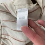 J.Jill Brown Striped Stretch Linen Belted Wide Leg Pant L Size L Photo 4