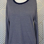 Marine layer  Navy Blue Stripe LongSleeve Tee Shirt‎ Photo 0