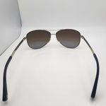 Coach  Stefanie Gold & Brown Aviator Polarized Sunglasses Photo 10