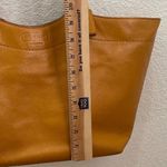 Coach Authentic  Z23984 Carly Tote Genuine Leather Tote Shoulder Bag in Mustard Photo 7