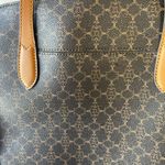 Nanette Lepore Nanette Lapore Brown Faux Leather Shoulder Tote Bag Two Tone Purse Handbag Photo 3