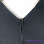 Unique Vintage  black fit and flare dress short sleeves with‎ tie bow, size 2XL Photo 11