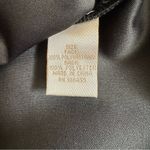 Gold Hawk Black Faux Leather Snap Front Shirt Size M Photo 14