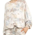 Young Fabulous and Broke Young Fabulous‎ And Broke Ivory Juliette Moon Rock Canyon Tie Dye Sweatshirt S Photo 0