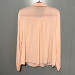 Torrid NEW Pink Madison Washable Gauze Embroidered Long Sleeve Shirt 1X Photo 6