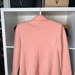 EXPRESS Flannel Knit Oversized Double Breasted Blazer with Gold Novelty Buttons Photo 9